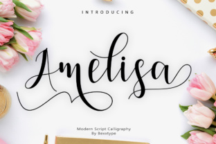 Amelisa Script: A Fresh Handmade Calligraphy Font for Spring
