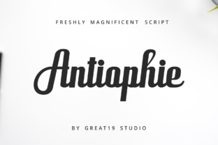 Antiophie Script: A Bold Typeface for Maximum Impact