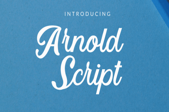 Arnold Script: A Modern Typeface for Confident Design