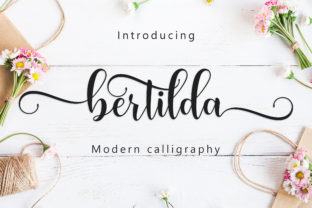 Bertilda Script: The Art of Elegant Handwriting