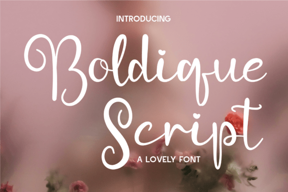 Boldique Script: Crafting Warmth and Elegance in Your Designs