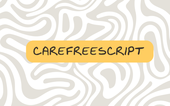 Carefree Script: The Bold, Hand-Drawn Typeface for Authentic Design