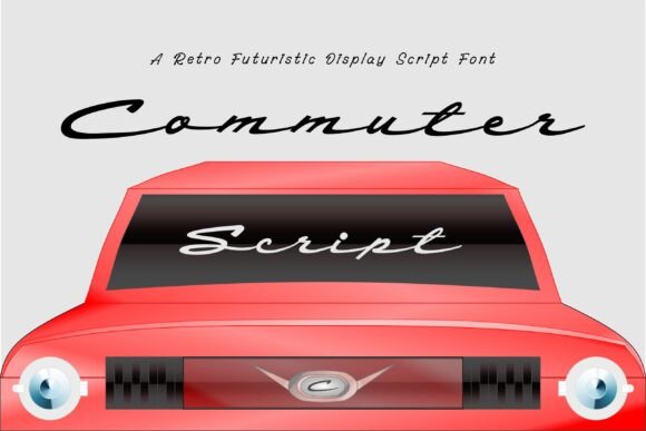 Commuter Script: The Retro-Futuristic Display Font