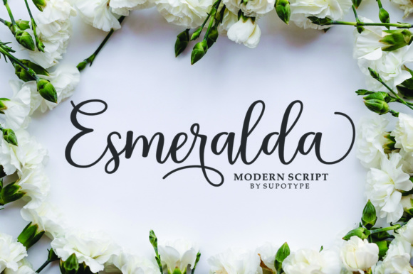 Esmeralda Script: A Sweet Calligraphy Font for Dynamic Designs