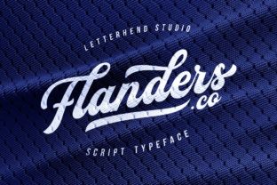 Flanders Script: Bold Typography for Sporty Design