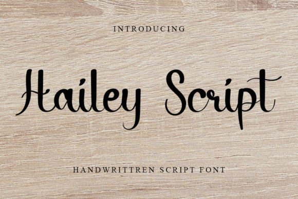 Hailey Script: A Font with Heart for Your Brand