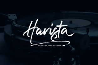 Harista Script: The Handwritten Font with a Brush Pen Soul