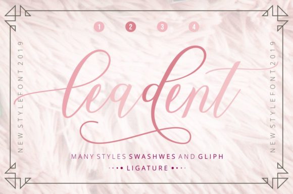 Leadent Script: Elevating Designs with Authentic Handwritten Style
