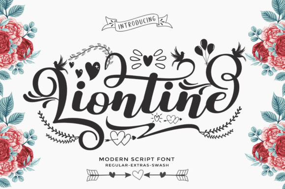 Liontine Script: Adding a Dance of Luxury to Your Designs