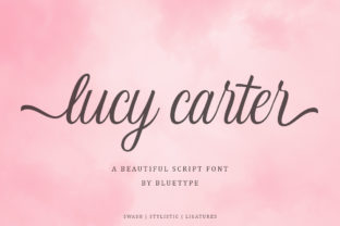 Lucy Carter Script: A Light and Elegant Handwritten Font