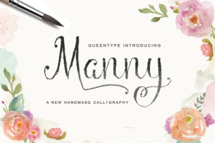 Manny Script: A Handmade Look for Authentic Design
