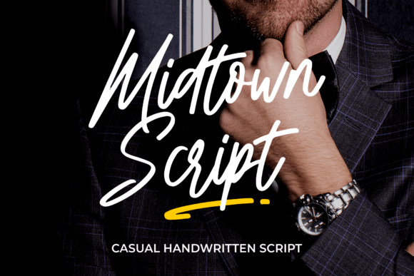 Midtown Script: The Casual Brush Font for Modern Branding