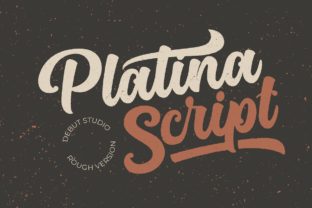 Platina Script - Rough: A Handwritten Font with Real Character