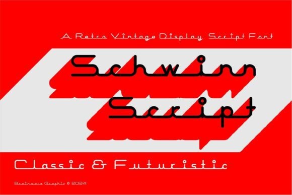 Schwinn Script: A Modern Retro Futuristic Display Font