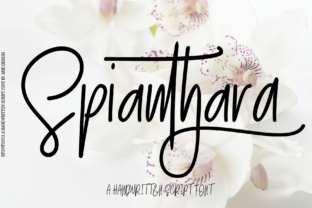 Spianthara Script: A Modern Typeface for Elegant Branding