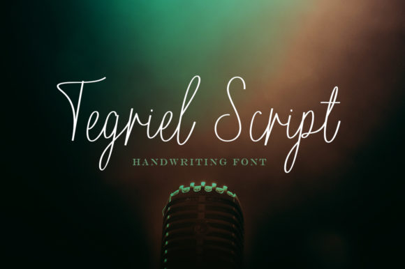 Tegriel Script: The Creative Font for Flowing Ideas