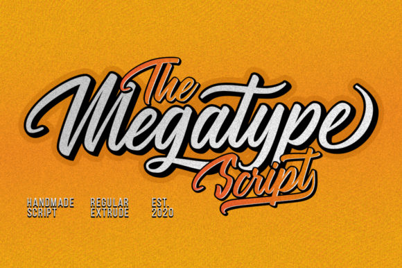 The Megatype Script: A Modern Calligraphy Typeface
