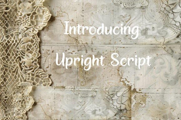 Upright Script: A Modern Script Font for Versatile Design